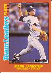 1988 Fleer Team Leaders Baseball Cards 018      Mark Langston